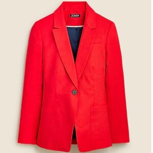 J Crew Helena blazer NWT stretch linen blend size 6